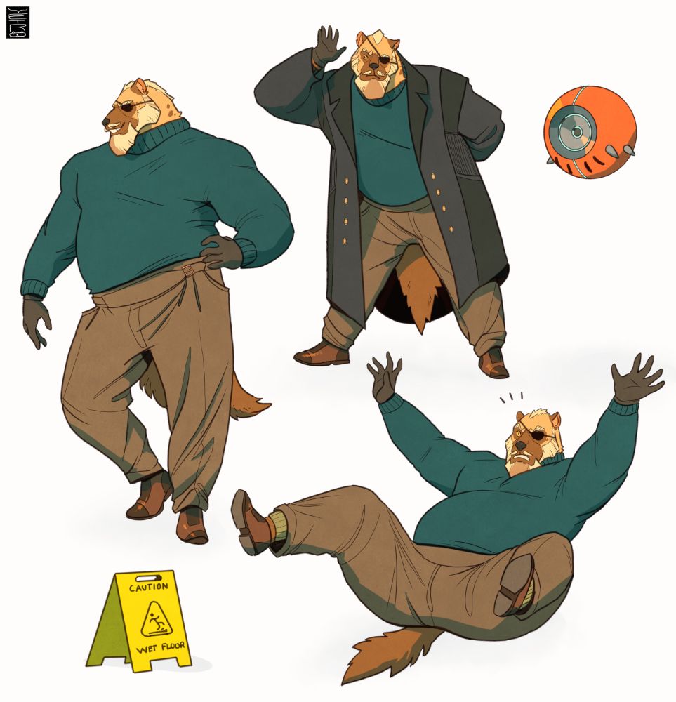 Jabar in various poses