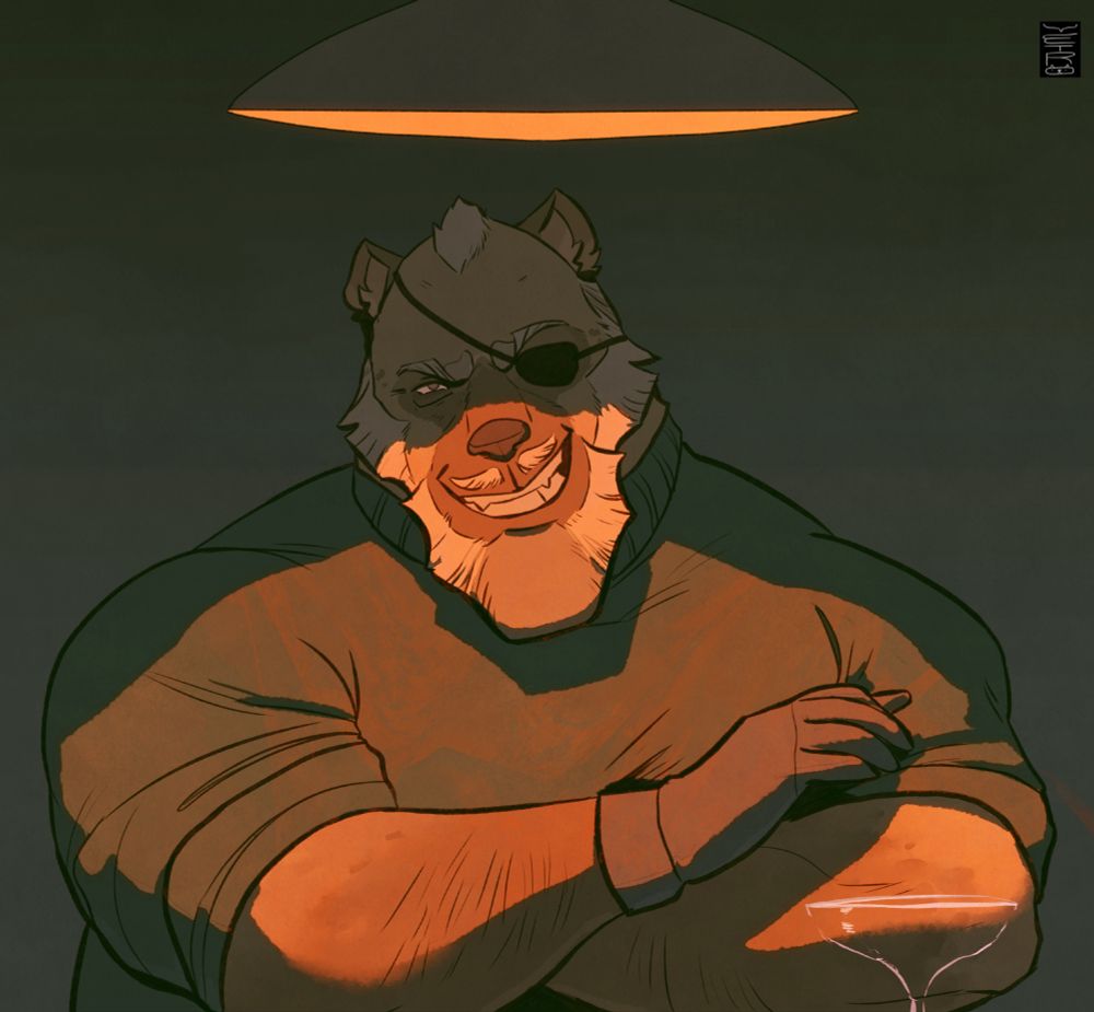 Jabar trying to be flirty but instead looks scary af