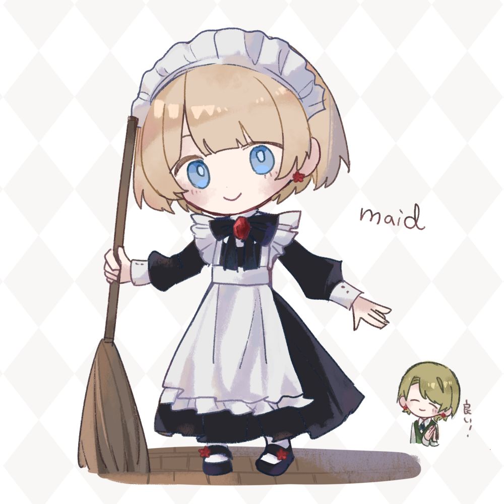 メイドの日　クラシカルなメイド服を着るリズwithアルバート