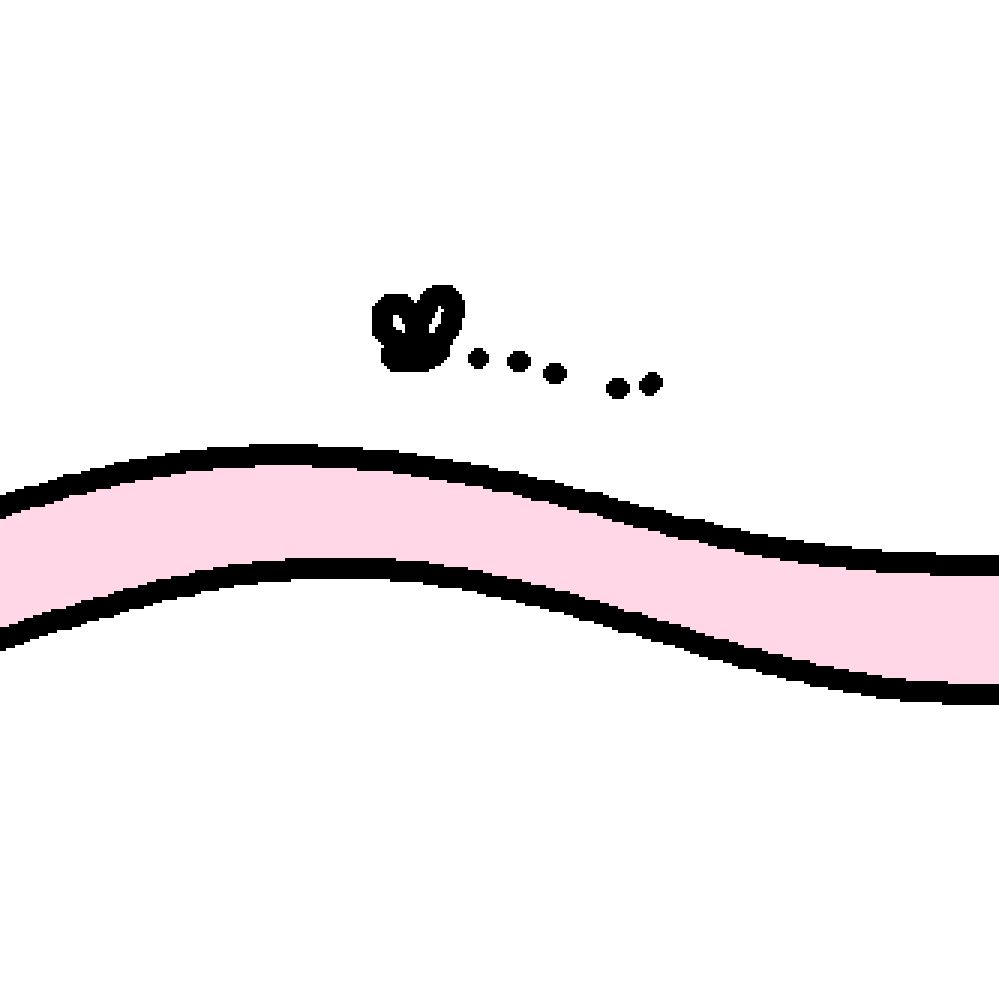 A cartoon image featuring a pink tongue with a black outline extending to the right. Above the tongue, there's a small black fly with two antennae and three dots beside it, indicating motion or surprise.