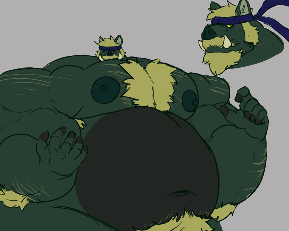 Vang as a big fat hog boar
