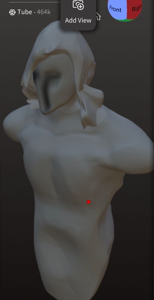 Another angle od the sculpter