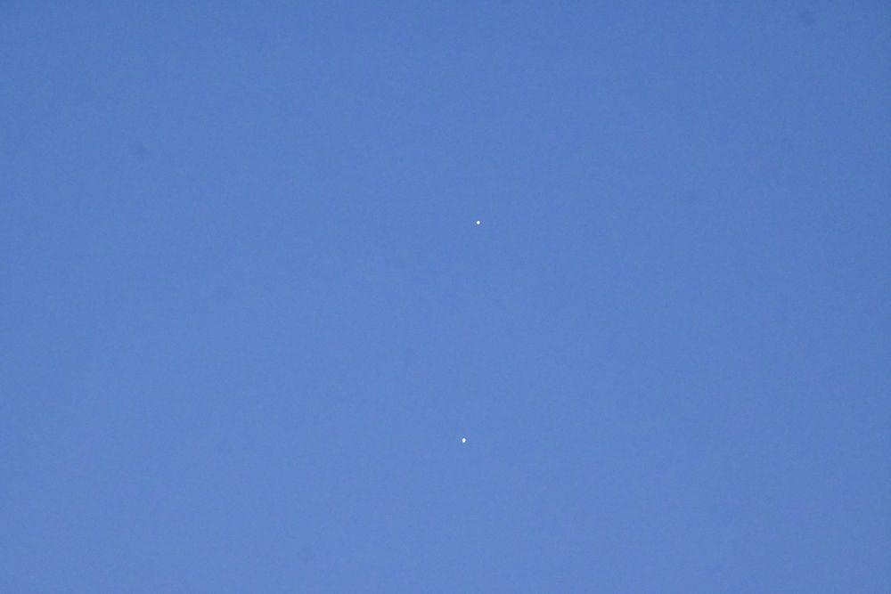 Venus and Jupiter conjunction