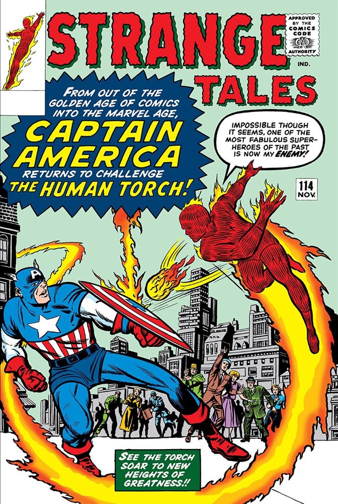 Strange Tales #114 cover by Jack Kirby and Dick Ayers