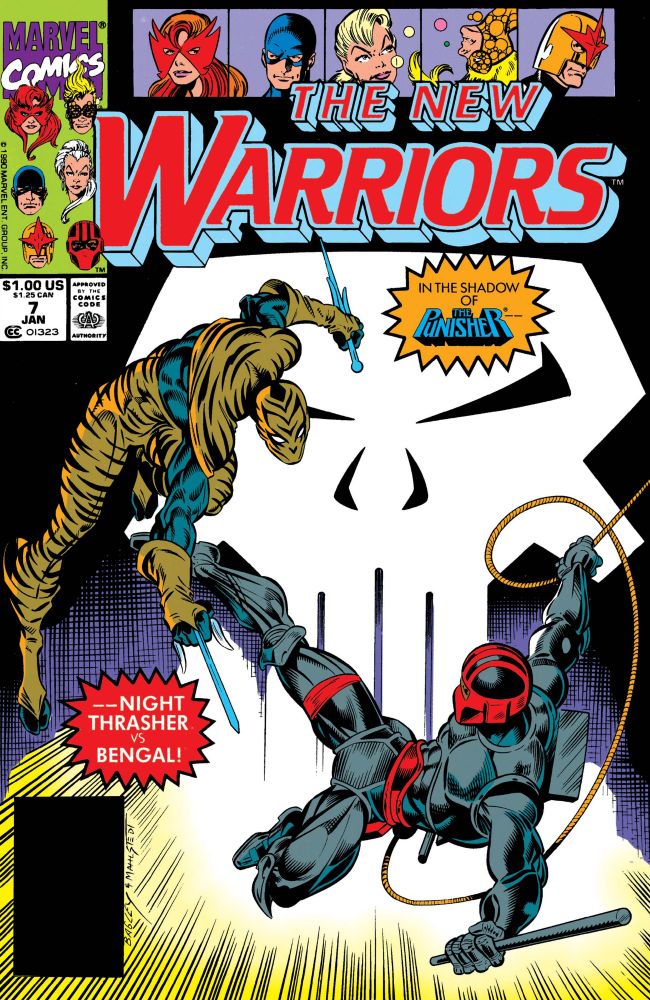 New Warriors #7 cover by MarkBagley and Larry Mahlstedt