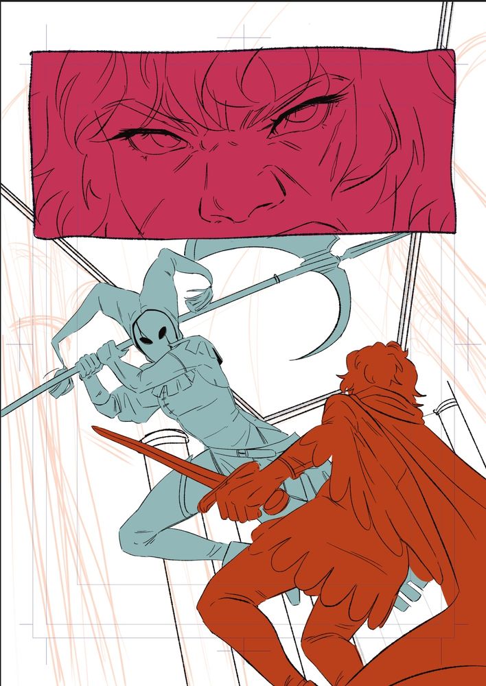 Comic page wip