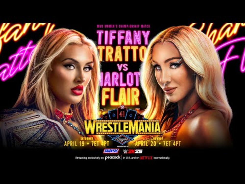 Simulación Charlotte vs Tiffany #Wrestlemania41 #WWE2K25