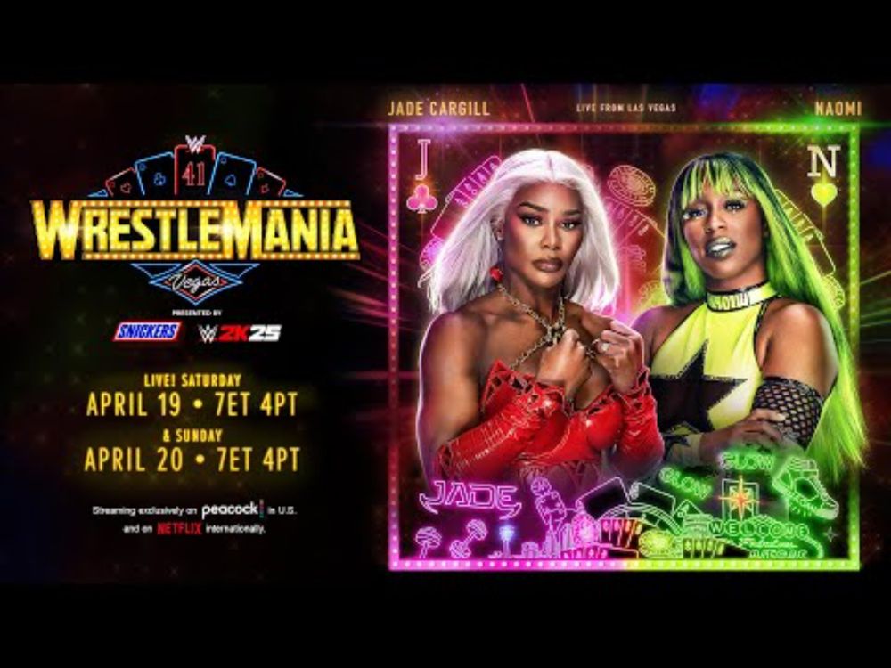 Simulación: Jade Cargill vs. Naomi #Wrestlemania41 #WWE2K25