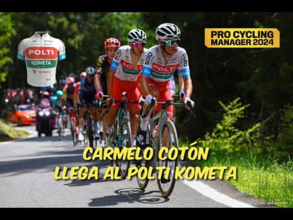 Carmelo Cotón llega al Polti Kometa #PCM24 #ProCyclist | Cap 1