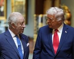 King Charles III and Donald Trump at Windsor Castle in England during the US president’s state visit last month. Photograph: Aaron Chown/AP