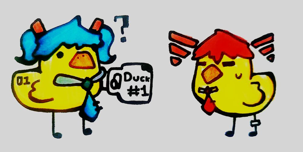 Left: duck miku
Right: duck teto