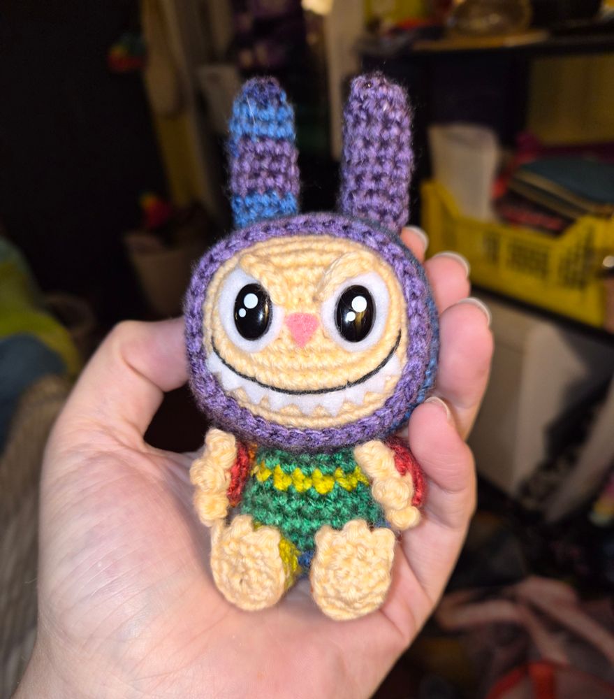 Crocheted Labubu 
