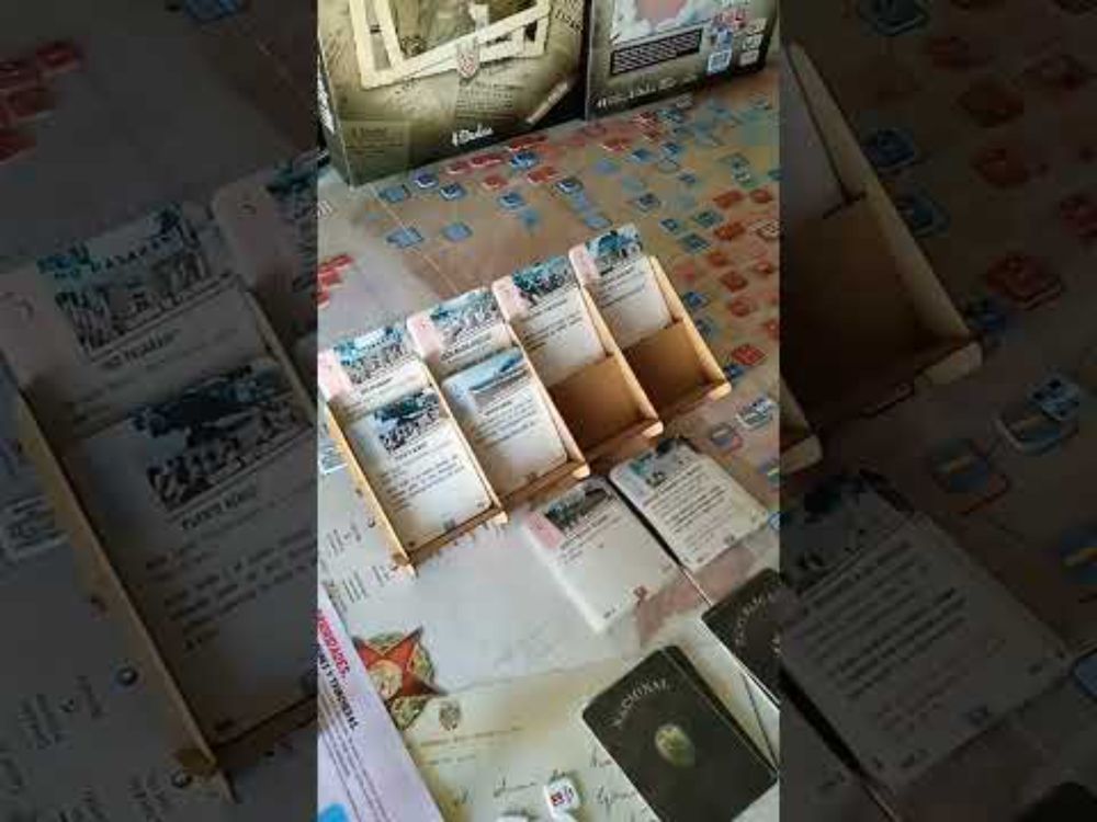 Base para cartas. #wargames #boardgames
