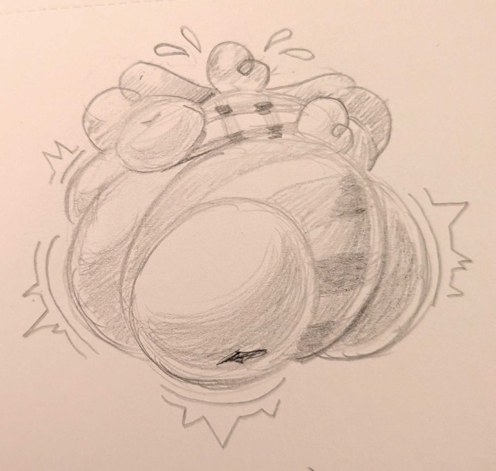 An Isabelle Kinsona design after being VERY inflated teehee :3c

It's a traditional drawing with your view being at Isabelle's backside.