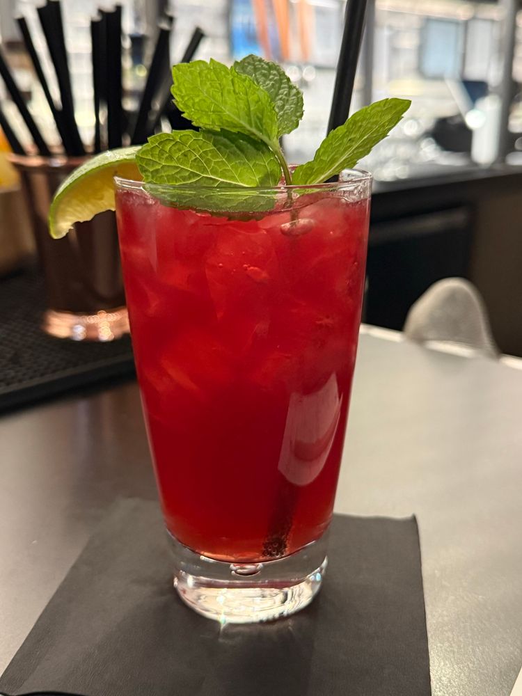 A “Montana Mule”-a ginger mule with huckleberry vodka 