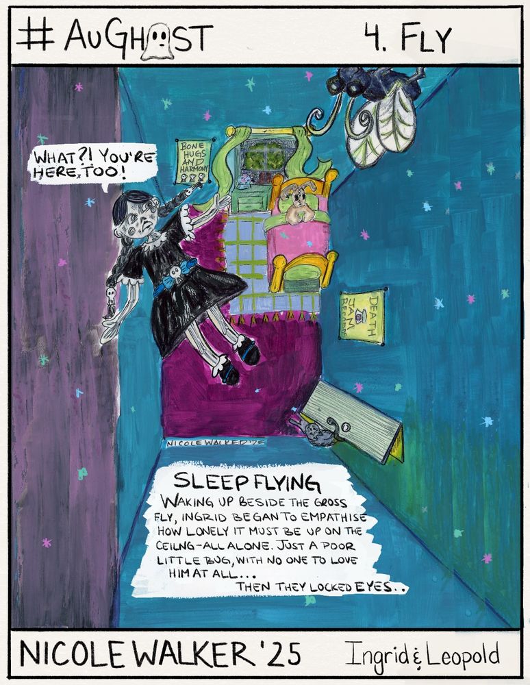AuGhost 25 Comic by Nicole Walker prompt Fly