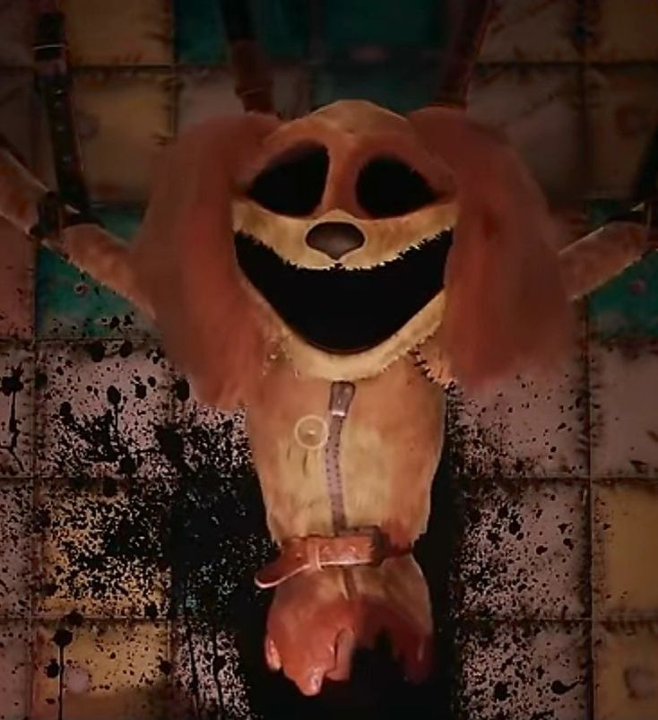 Contexto: Ele perde as pernas e depois mini brinquedos entram no buraco que antes ficavam as pernas e comem ele de dentro pra fora (muito fofo né?)