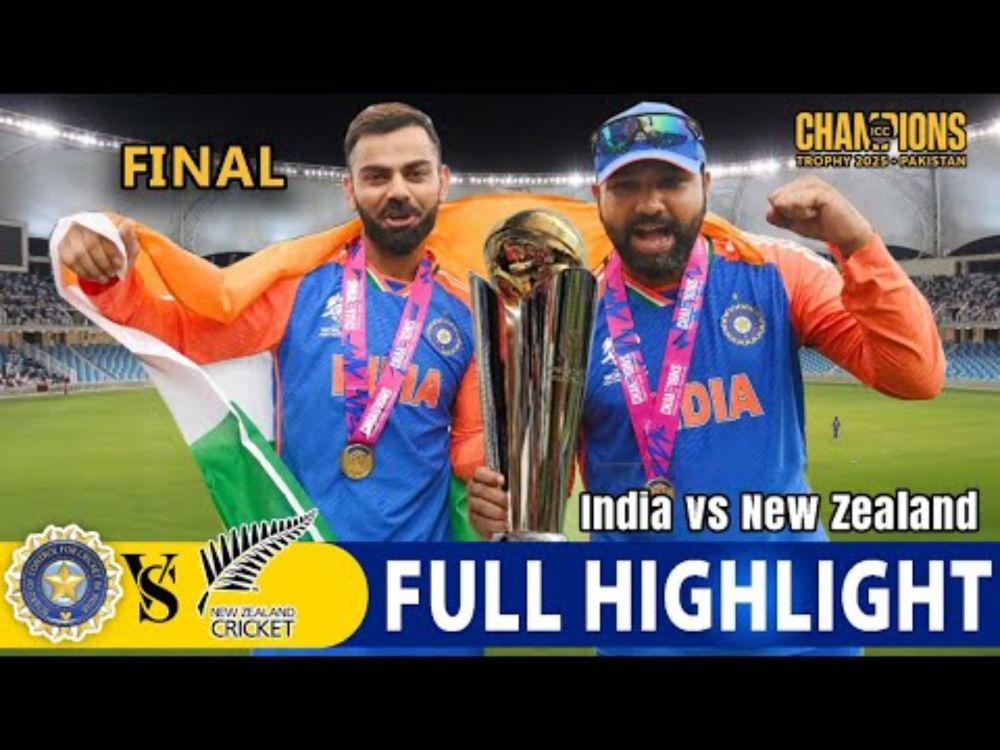 Full Highlights | India Vs New Zealand | Icc Champion Trophy 2025 Match Highlights | Ind Vs Nz