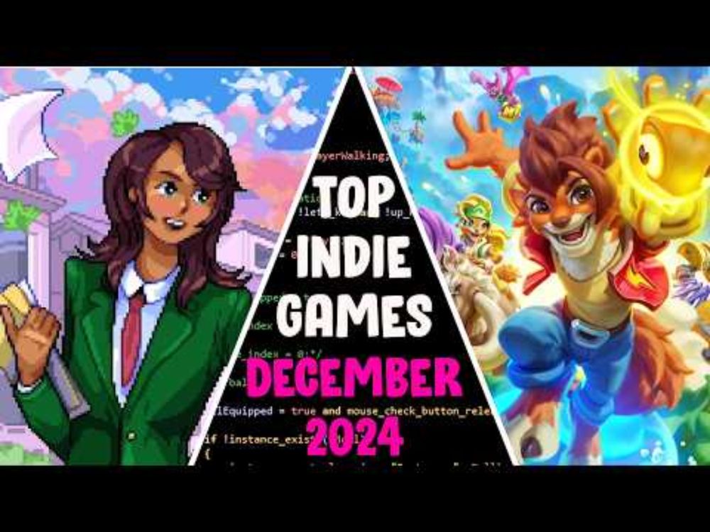 Top 10 NEW Upcoming Indiegames December 2024
