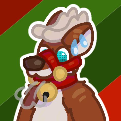 Trapped and gagged in reindeer suit, swearing and breathing hard