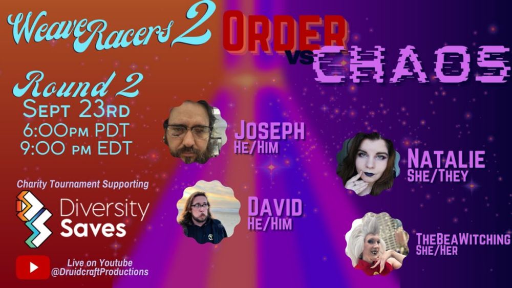 2nd Annual Weave Racers - Round 2 - Charity Stream for @diversitysaves