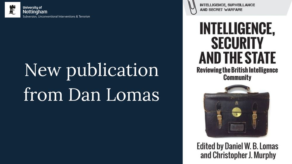 Poster which states 'new publication from Dan Lomas' with book cover