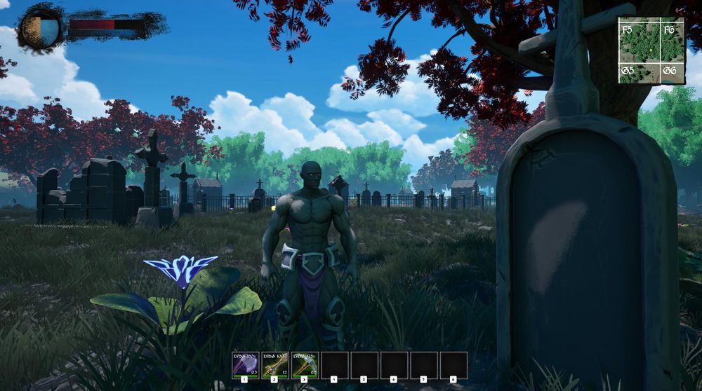 Graveyard in-game screenshot
