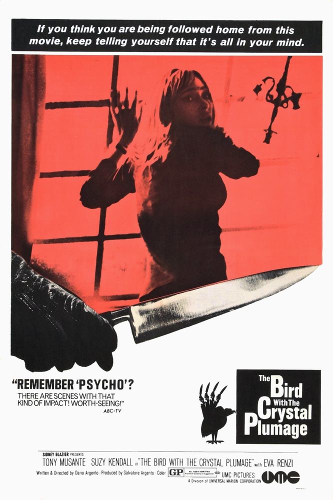 The Bird With the Crystal Plumage (1970) Dario Argento