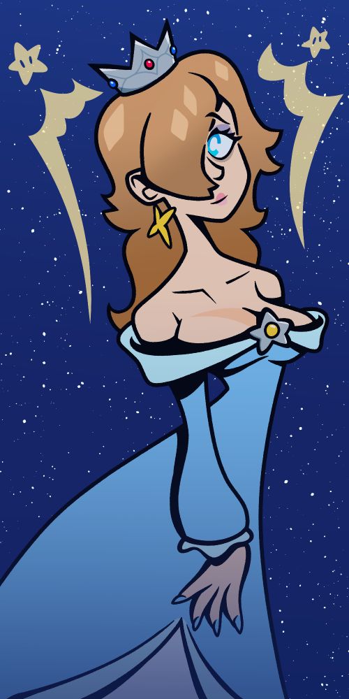 artwork of Rosalina (Super Mario Galaxy)