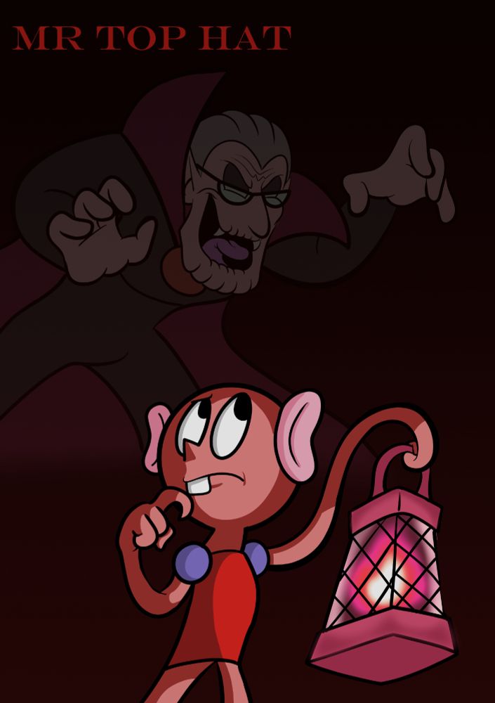 That Guy Who Shows Up In EVERY Episode, travelling down a dark corridor, unaware of Mr. Horrison behind him. Don't worry, the old bat's bark is worse than his bite!