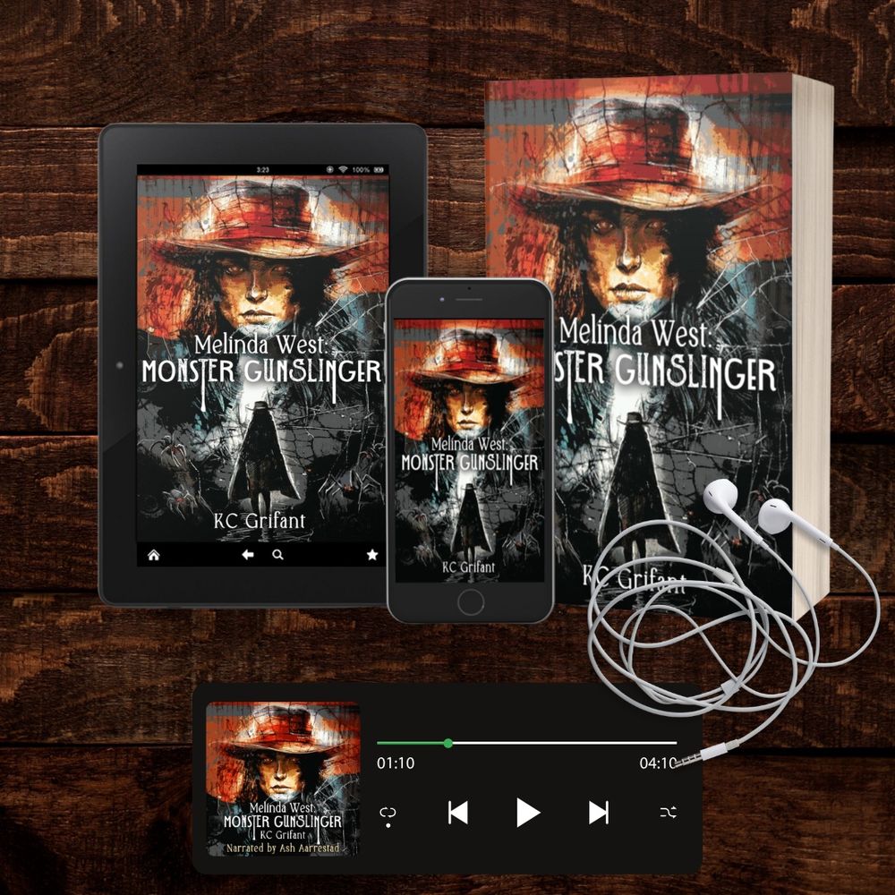 MELINDA WEST: MONSTER GUNSLINGER (Brigids Gate Press) audio cover