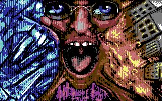 pixelart showing  a combinated image of ice, a face, fire and skyscrapers