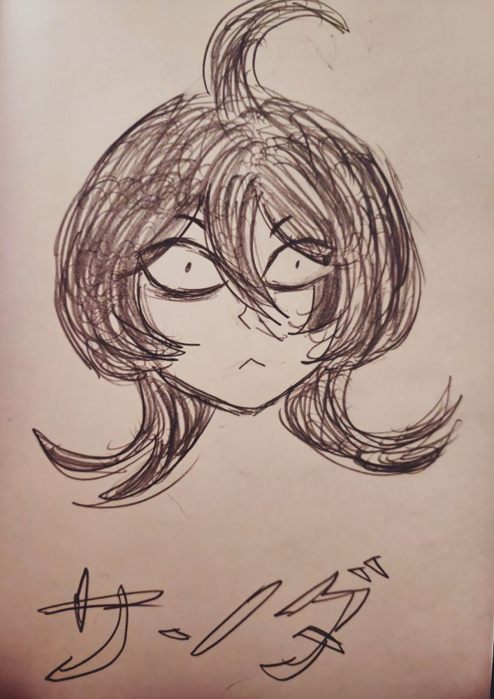 My Sanda drawing of Shiori Fuyumura 