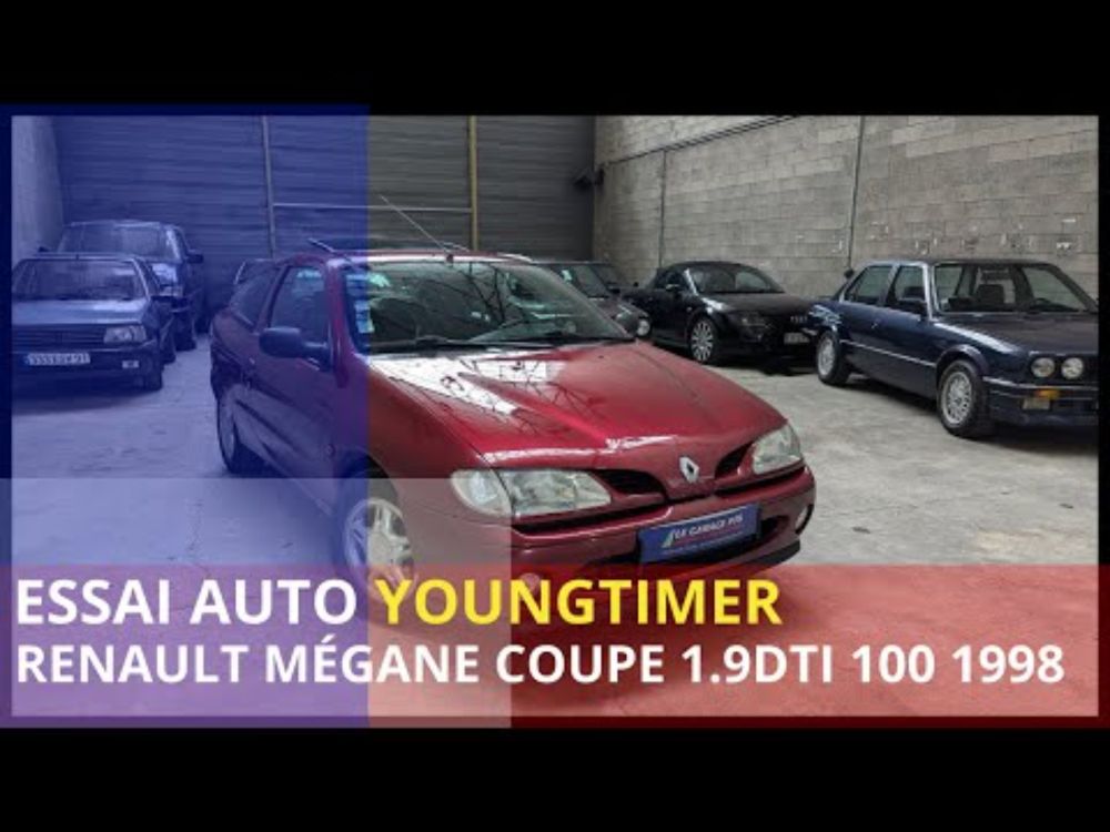 TEST AUTO YOUNGTIMER - RENAULT MÉGANE COUPE 1.9 DTI 100 1998