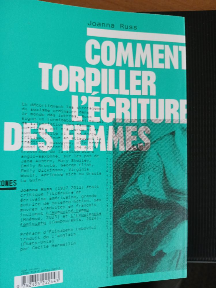 Quatrième de couverture. 