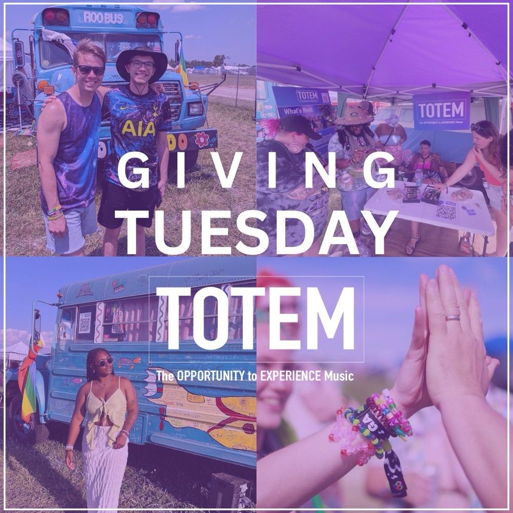 The TOTEM Foundation is a nonprofit 501(c)3 organization that provides scholarships and mentorships for young people to experience the music festival community.