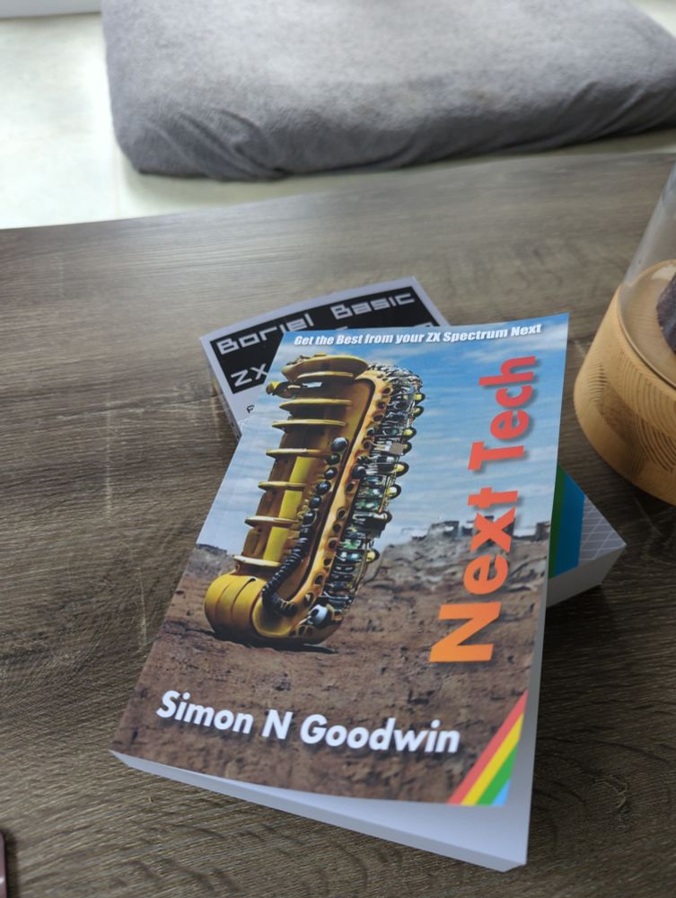 2 ZX Spectrum programming books on a table