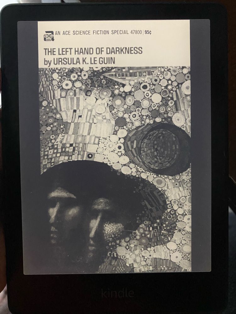 The cover of The Left Hand of Darkness by Ursula Le Guin.
