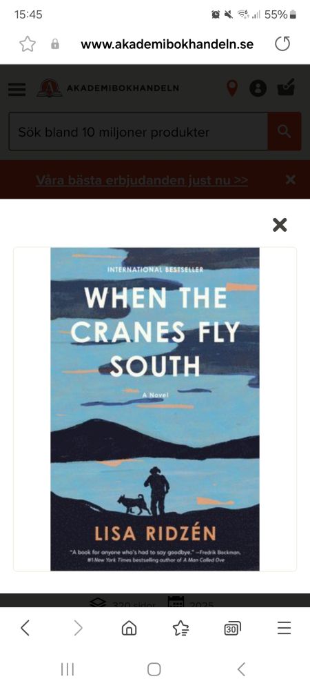 Book: When the Cranes Fly South 