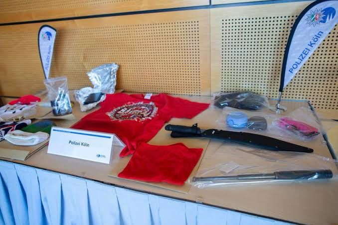 Beschlagnahmte Gegenstände