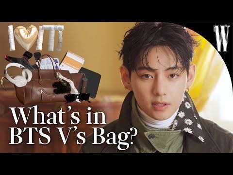 최초공개! 뷔가 파리까지 들고온 '찐' 애장품💜 BTS 뷔가 제이홉 콘서트에서 눈물 흘린 사연은? by W Korea