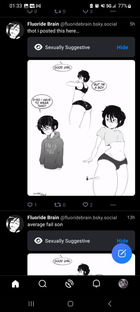 two delicious estrogenated failson pic posts (identical art)