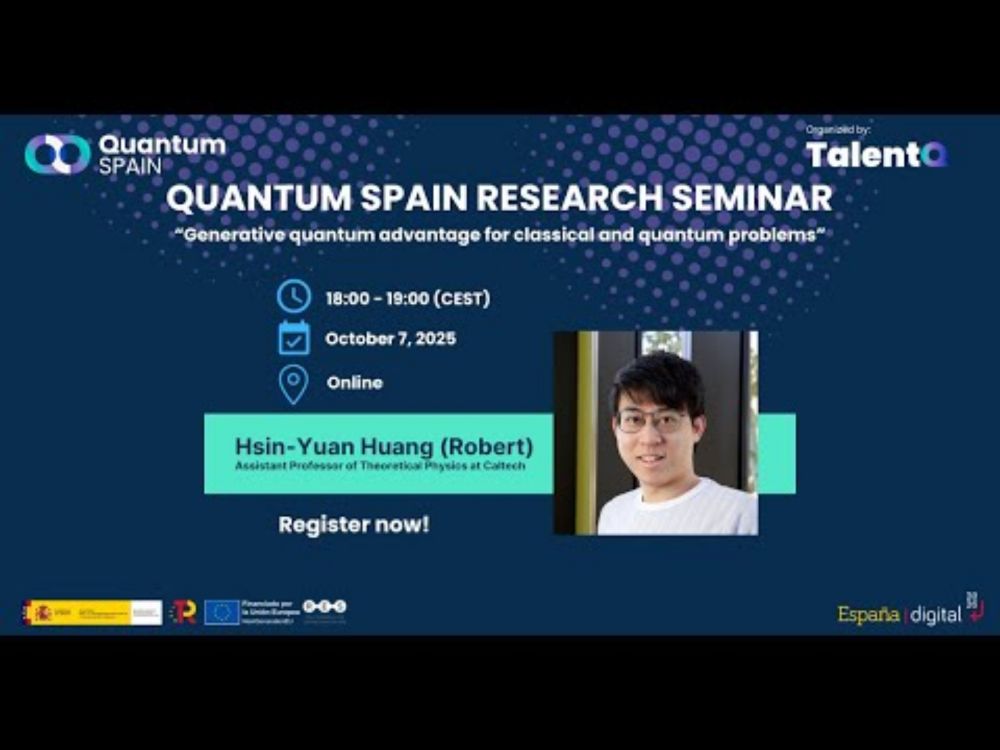 Quantum Spain Seminar: Generative quantum advantage for classical and quantum problems