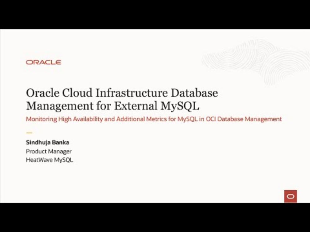 Monitoring High Availability and Additional Metrics for MySQL in OCI Database Management