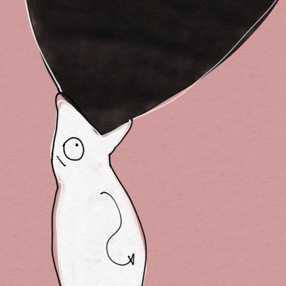 A close up of the frog from the comic