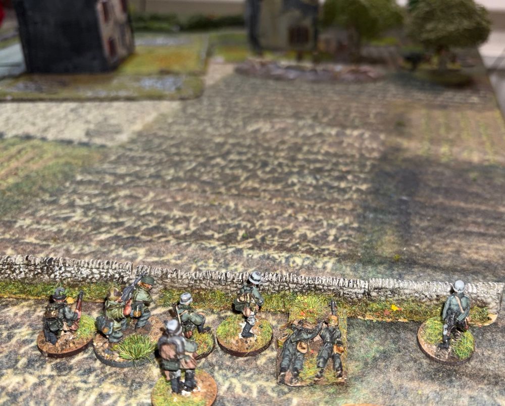 20mm Wargames, World War II, Chain of Command, Battle of France, 1940 The Canal Line Battles, Essars. German infantry advance. 