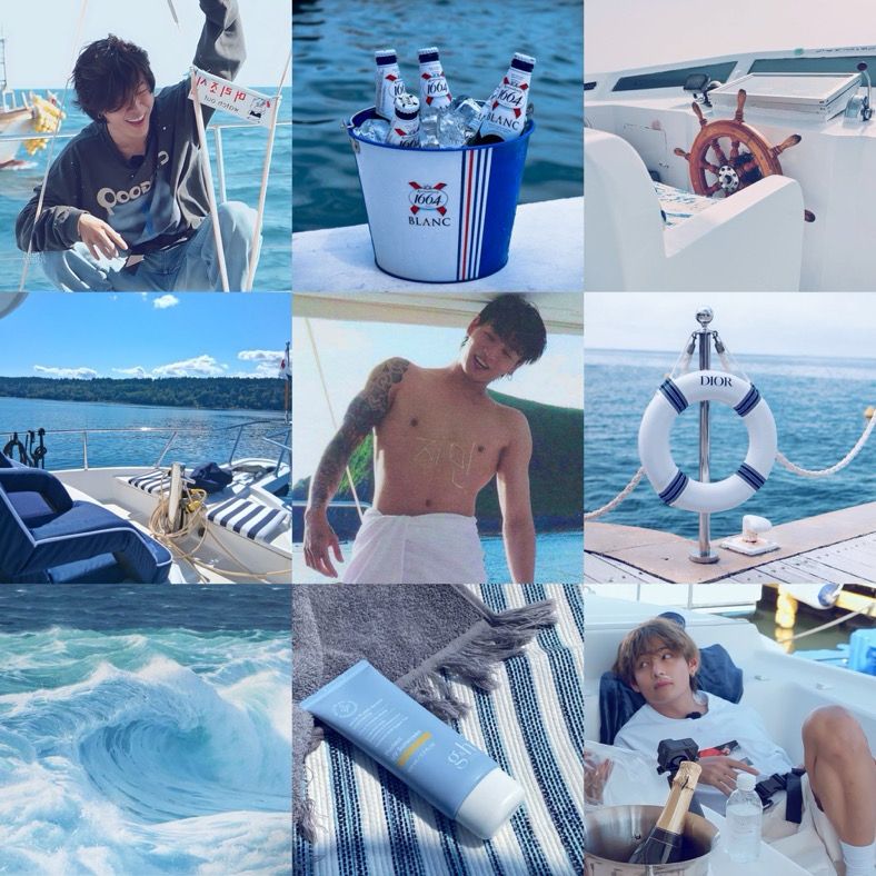 Moodboard for fic linked here 