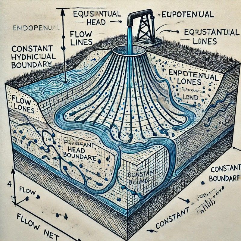 An Escheresque flownet sketch.
