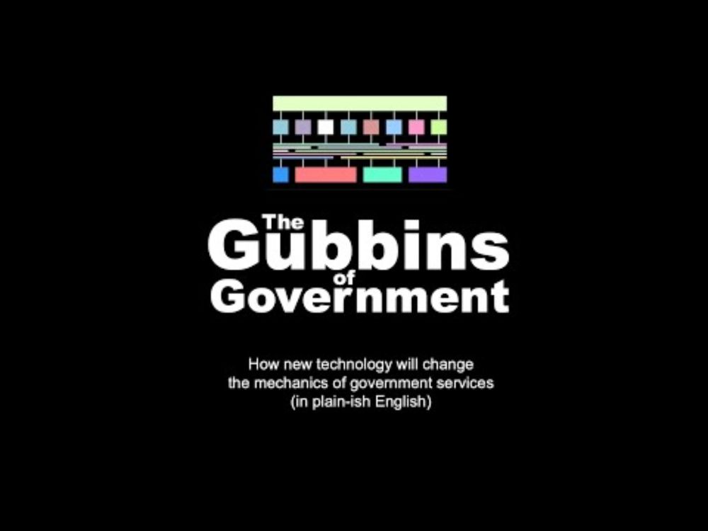 The Gubbins of Government