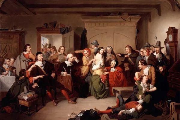 T.H. Matteson, Examination of a Witch, 1853